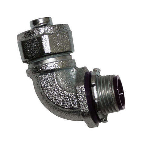 Sigma Engineered Solutions ProConnex 1 in. D Zinc-Plated Iron 90 Degree Connector For Liquid Tight 1