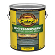 Cabot 140.0001306.007 Acrylic Siding Stain, Semi-Transparent, Neutral Base, Liquid, 1 gal, Pack of 4