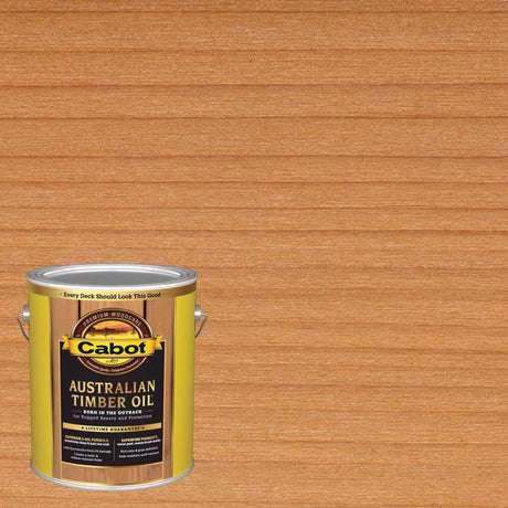 Cabot Australian Timber Oil Transparent Amberwood Oil-Based Australian Timber Oil 1 gal, Pack of 4