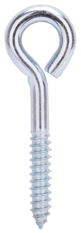 ProSource LR255 Lag Screw Eye, 11.4 mm Thread, Screw Thread, 2 in L Thread, 1-15/16 in Dia Eye, 381 lb Working Load, Pack of 10