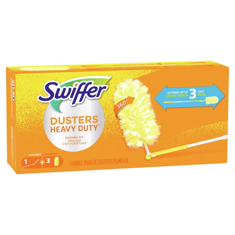 Swiffer 360 Heavy Duty Dusters Microfiber 360 Duster Kit 3 pk
