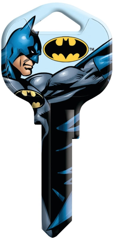 Hy-Ko 15005KW1-BTM1 Key Blank, Batman, Brass, Nickel, For: Kwikset KW1, Titan KW10 Keyways, Pack of 5