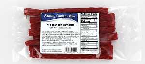 Family Choice 1117 Licorice, Classic Red Flavor, 7 oz, Pack of 12