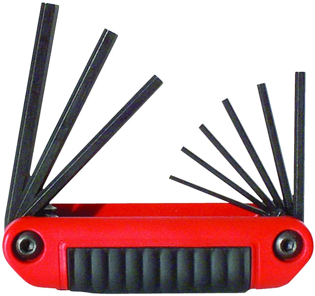 Eklind 25911 Hex Key Set, Includes: 5/64 to 1/4 in Keys, 9-Piece, Steel