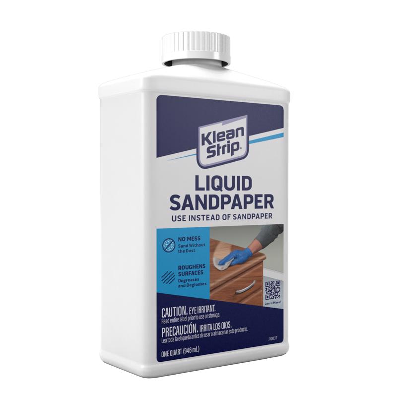Klean Strip Liquid Sandpaper Water-Based Sander Deglosser 1 qt