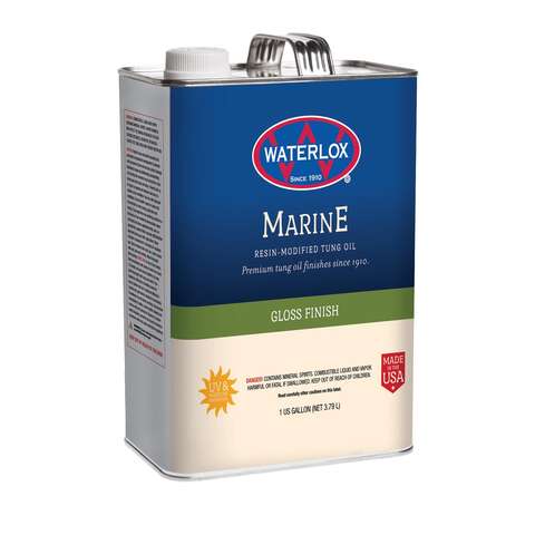 Waterlox High-Gloss Clear Oil-Based Wood Finish 1 qt, Pack of 6