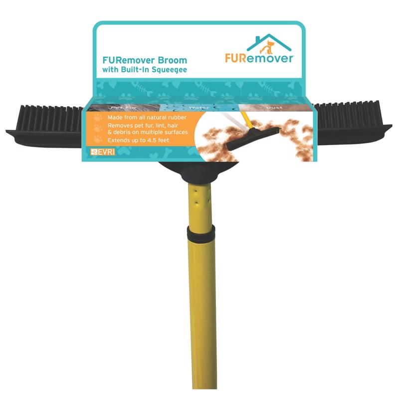 Furemover 12 in. W Rubber Broom, Pack of 6