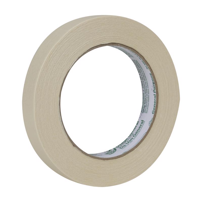 Duck 0.7 in. W X 60 yd L Beige High Strength Masking Tape 1 pk, Pack of 24