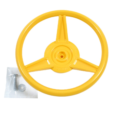 Playstar PS 7840 Steering Wheel, HDPE, Yellow
