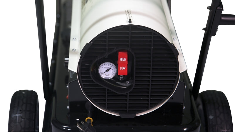 Reddy Heater Kerosene Forced Air Heater, 13 gal Fuel Tank, Kerosene/Diesel, 180000/220000 Btu, Red