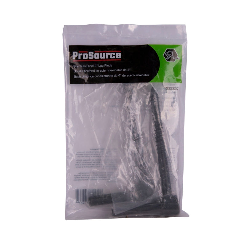 ProSource SH-S12-PS Lag Pintel, 5 x 2-9/16 x 3/4 in, Black, Screw Mounting