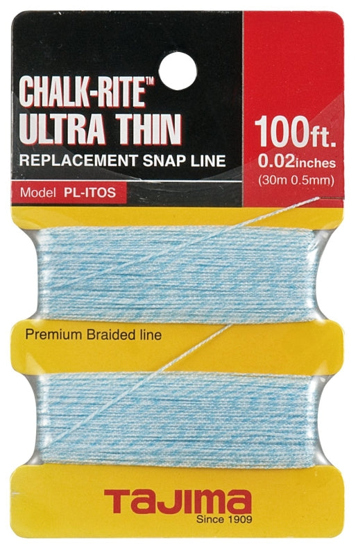 Tajima Chalk-Rite Series PL-ITOS Line, 100 ft L Line, 0.5 mm Line