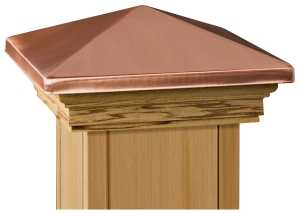 Maine Ornamental 72219 Post Cap, High Point Top, 6 in L, 6 in W, Cedar