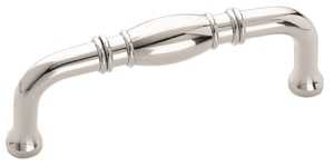 Amerock Granby Series BP5301326 Cabinet Pull, 3-3/8 in L Handle, 9/16 in H Handle, 1-5/16 in Projection, Zinc, 1/PK