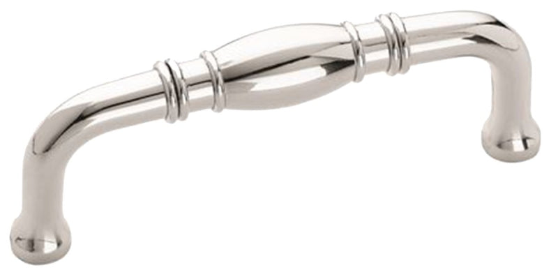 Amerock Granby Series BP5301326 Cabinet Pull, 3-3/8 in L Handle, 9/16 in H Handle, 1-5/16 in Projection, Zinc, 1/PK