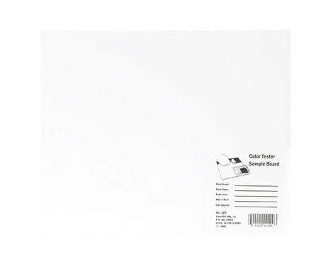 Foam Pro 10 in. W X 12 in. L White Foam Core Color Test Sample Board, Pack of 24