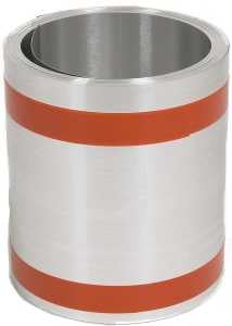 Amerimax 70404 Roll Valley Flashing, 10 ft OAL, 4 in OAW, Galvanized Steel