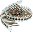 Senco 08D Series 08D200W Deck Screw, Brown, Flat Head, #2 Drive, Steel, Weatherex, 1000/PK