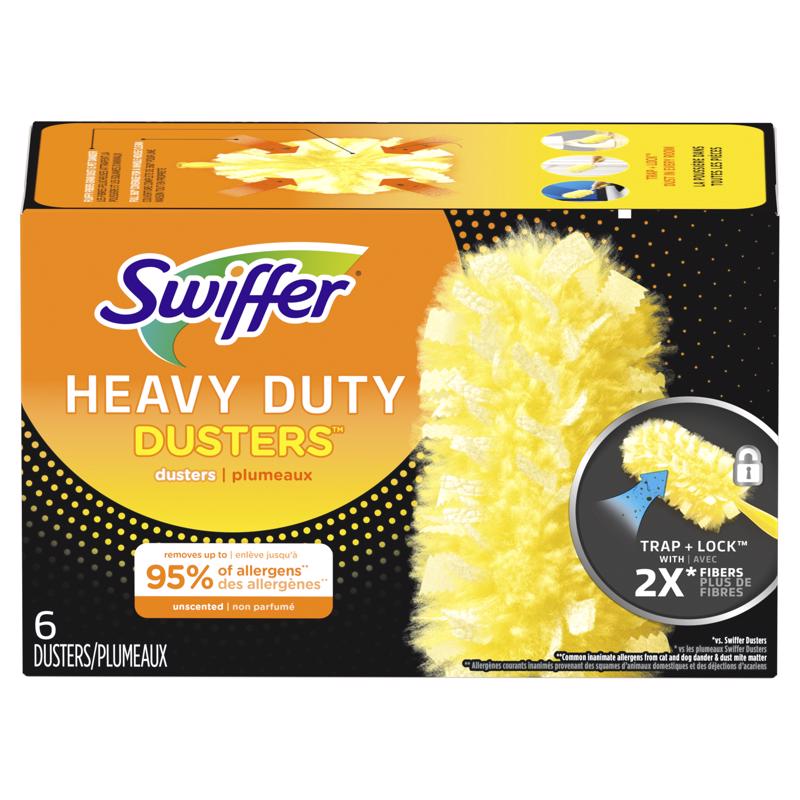 Swiffer 360 Heavy Duty Dusters Microfiber Heavy Duty Duster Refill 6 pk, Pack of 4