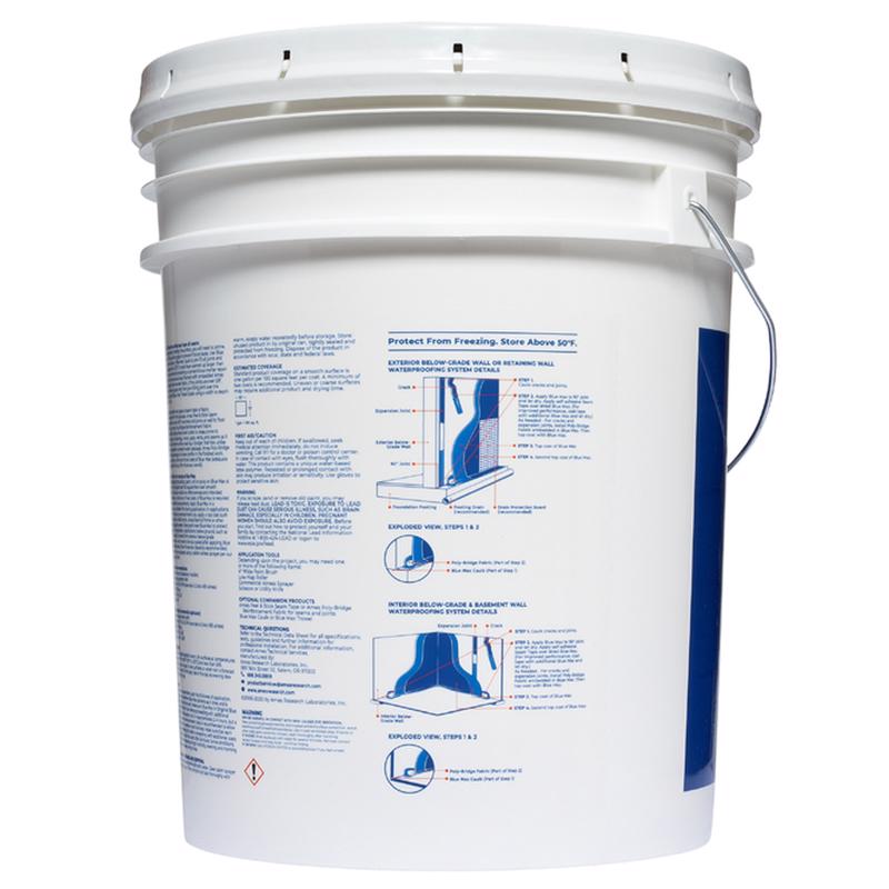 AMES Blue Max Liquid Rubber Blue Waterproof Coating 5 gal