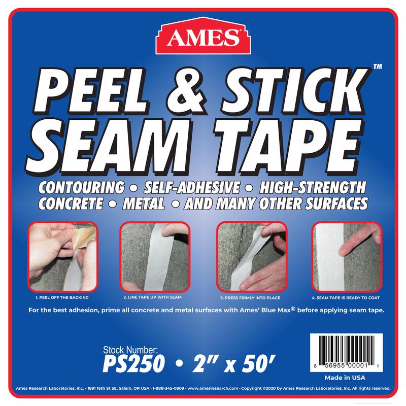 AMES Peel & Stick Gray Rubber Waterproofing and Seam Tape