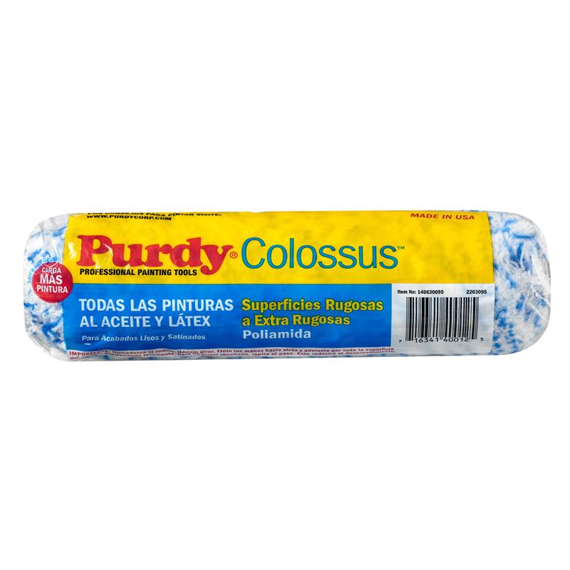 Purdy Colossus Polyamide Fabric 9 in. W X 1 in. Paint Roller Cover 1 pk
