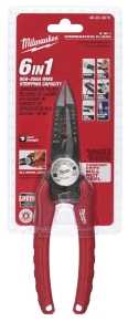 Milwaukee 48-22-3079 Wire Plier, 7-3/4 in OAL, 1-1/2 in Jaw Opening, Black/Red Handle, Durable Grips Handle