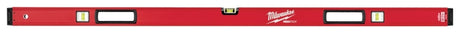 Milwaukee REDSTICK Series MLBX59 Beam Box Level, 59 in L, 3-Vial, Aluminum, Red