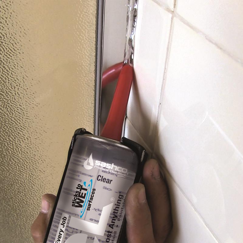 Sashco Lexel White Synthetic Rubber All Purpose Caulk 10.5 oz, Pack of 12