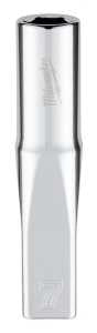Milwaukee 45-34-9045 Socket, 7 mm Socket, Deep Socket, 2.559 in OAL, 1/4 in Drive, 6 -Point, Chrome Vanadium Steel