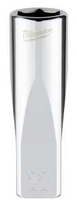 Milwaukee 45-34-9049 Socket, 11 mm Socket, Deep Socket, 2.559 in OAL, 1/4 in Drive, 6 -Point, Chrome Vanadium Steel