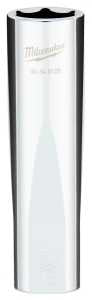 Milwaukee 45-34-9128 Socket, 5/8 in Socket, Deep Socket, 1.02 in OAL, 1/2 in Drive, 6 -Point, Chrome Vanadium Steel