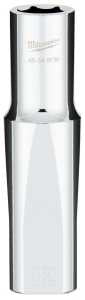Milwaukee 45-34-9136 Socket, 12 mm Socket, Deep Socket, 0.85 in OAL, 1/2 in Drive, 6 -Point, Chrome Vanadium Steel