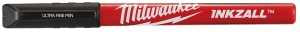 Milwaukee INKZALL Series 48-22-3164 Ultra-Fine Point Pen, Black, 5.1 in L, Plastic Barrel