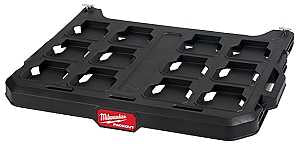 Milwaukee PACKOUT 48-22-8481 Racking Shelf, 50 lb Capacity, Polypropylene Shelving, 21 in OAW, 16.6 in OAH, 3.9 in OAD