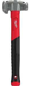 Milwaukee 48-22-9040 Lineman's Hammer, 36 oz Head, Milled, Smooth Strike Head, Steel Head, 15 in OAL