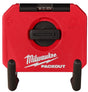 Milwaukee PACKOUT 48-22-8334 Straight Hook, 15 lb Load, 4 in L, 3-1/2 in W, 4 in H, Metal/Polymer, Black/Red