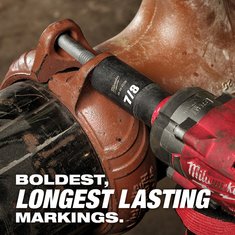 Milwaukee 49-66-6805 SHOCKWAVE Impact Duty Series Socket Set, Chrome Molybdenum Steel, Includes: 3/8 in Universal Joint