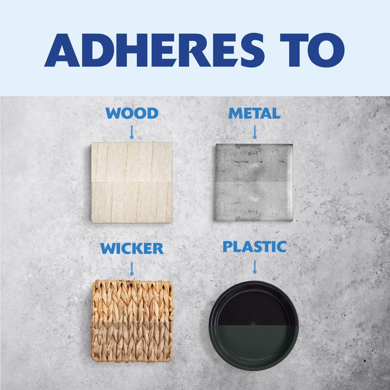 Rust-Oleum Painter's Touch 2X Ultra Cover Satin Clear Paint+Primer Spray Paint 12 oz, Pack of 6