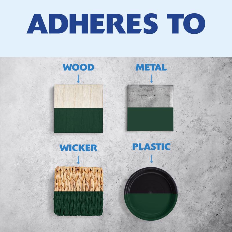 Rust-Oleum Painter's Touch 2X Ultra Cover Semi-Gloss Hunter Green Paint+Primer Spray Paint 12 oz, Pack of 6