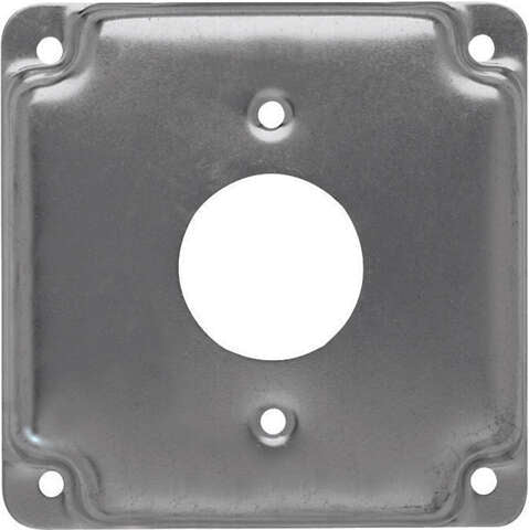 Raco Square Steel 4 in. H X 4 in. W Box Cover