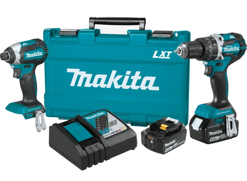 Makita XT269M Combination Tool Kit, Battery Included, 4 Ah, 18 V, Lithium-Ion