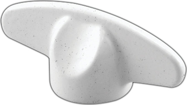 Prime-Line H 4097 Tee Handle, White, Zinc, Painted