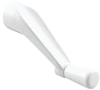 Prime-Line H 4106 Crank Handle, 3-1/8 in Projection, White, Zinc, Painted