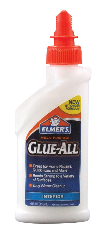 Elmer's High Strength Polyvinyl acetate homopolymer Clear Glue 4 oz
