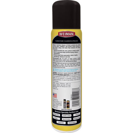 Weiman Lemon Scent Furniture Polish 12 oz Spray, Pack of 6