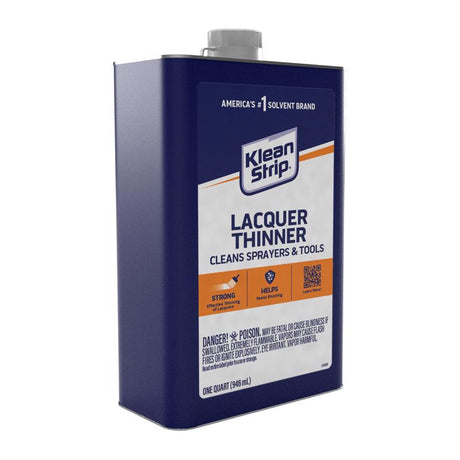 Klean Strip Lacquer Thinner 1 qt, Pack of 6