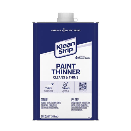 Klean Strip Mineral Spirits Paint Thinner 1 qt, Pack of 6