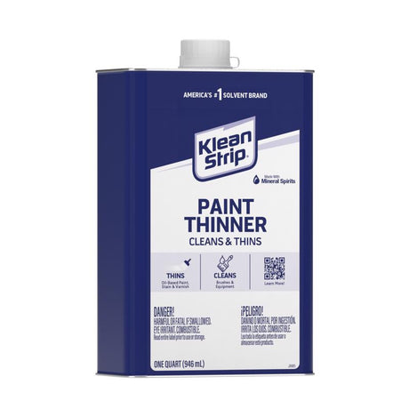 Klean Strip Mineral Spirits Paint Thinner 1 qt, Pack of 6