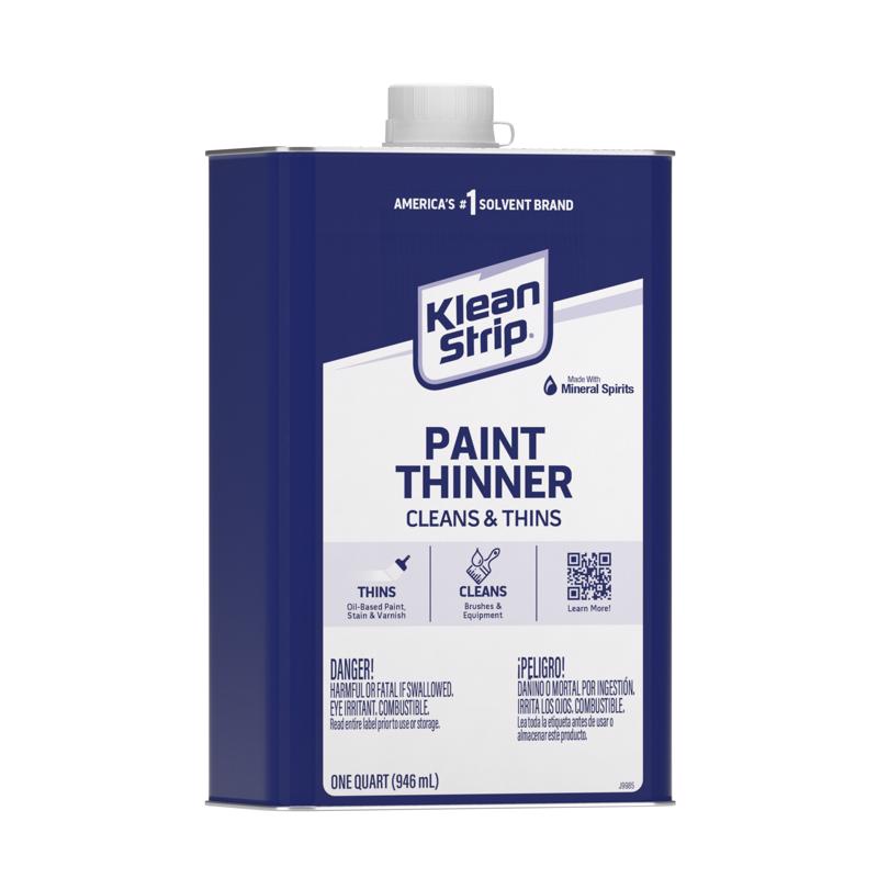 Klean Strip Mineral Spirits Paint Thinner 1 qt, Pack of 6